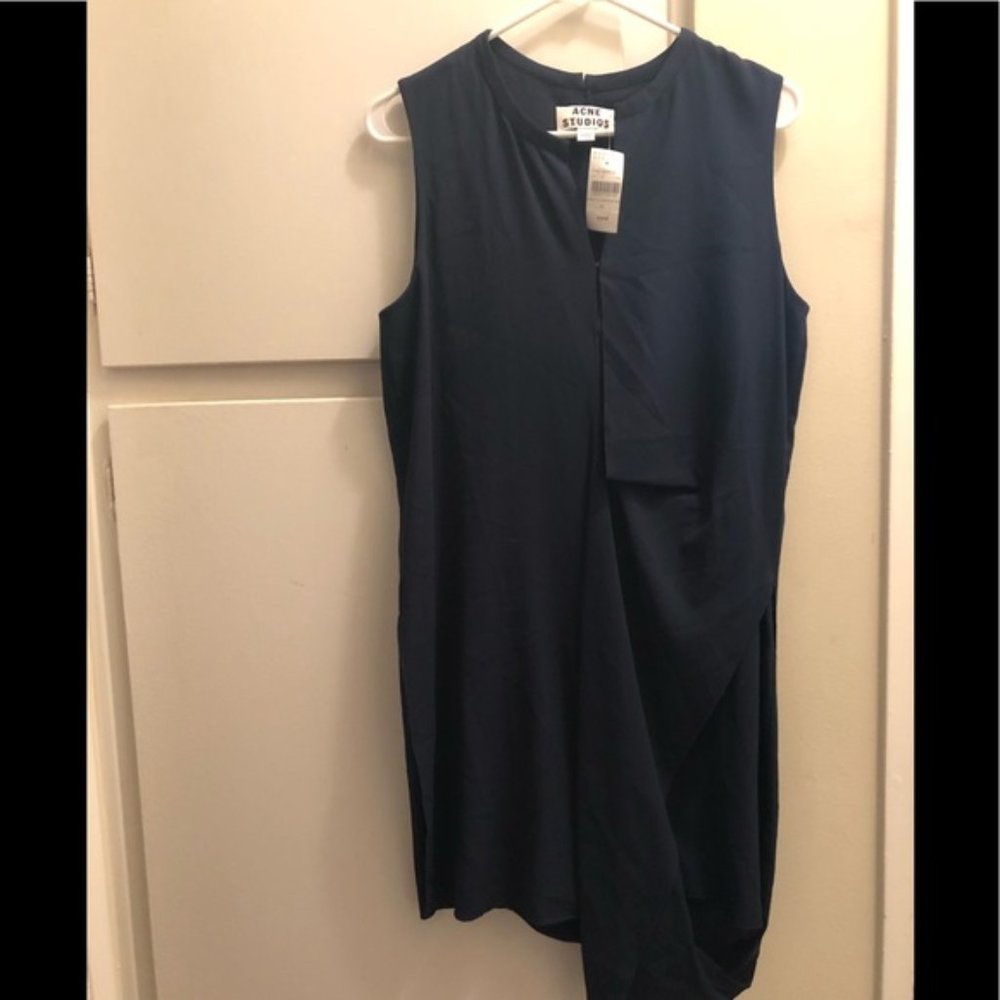 💙ACNE Studios midnight navy dress